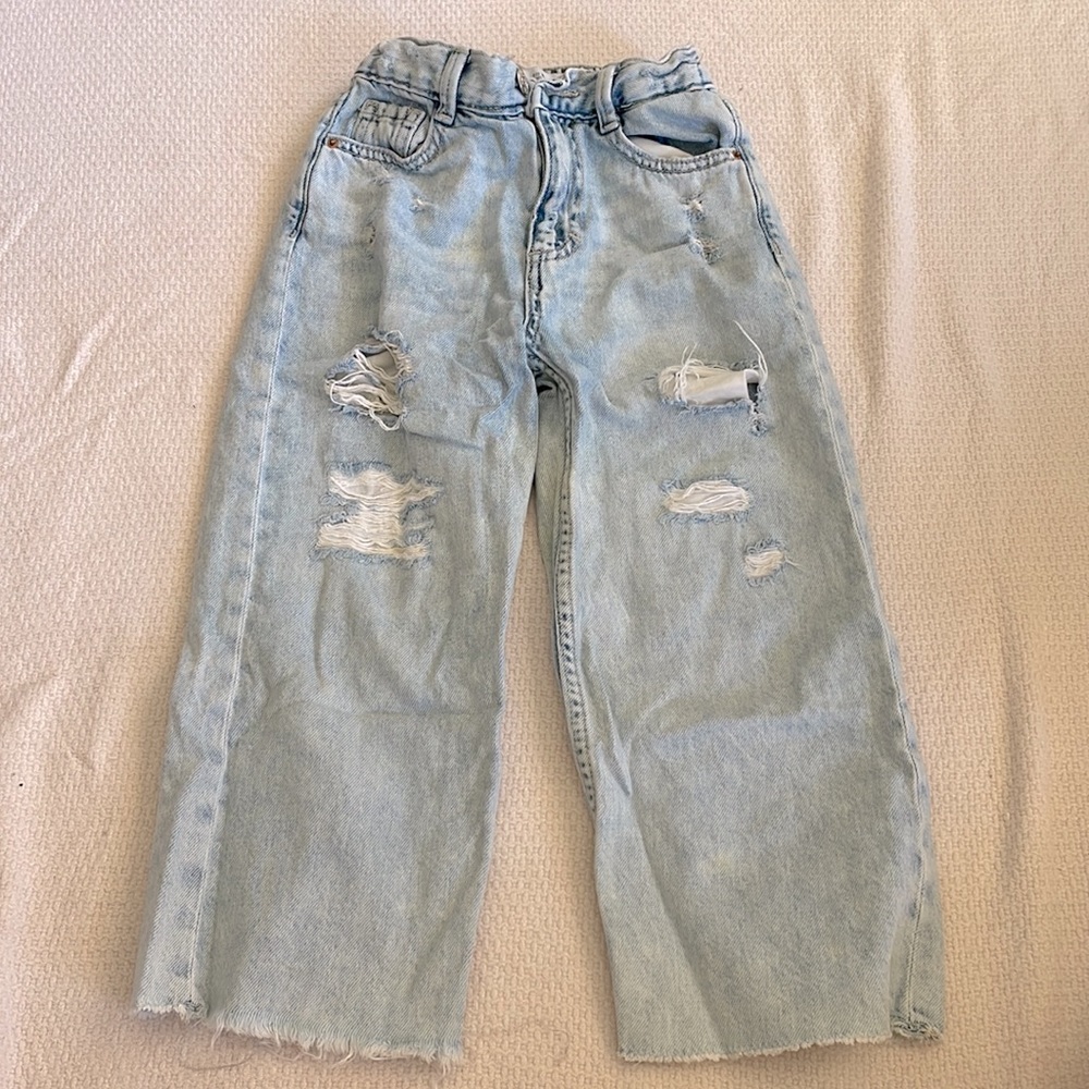 ZARA GIRL| SIZE 6 |WIDE LEG JEANS